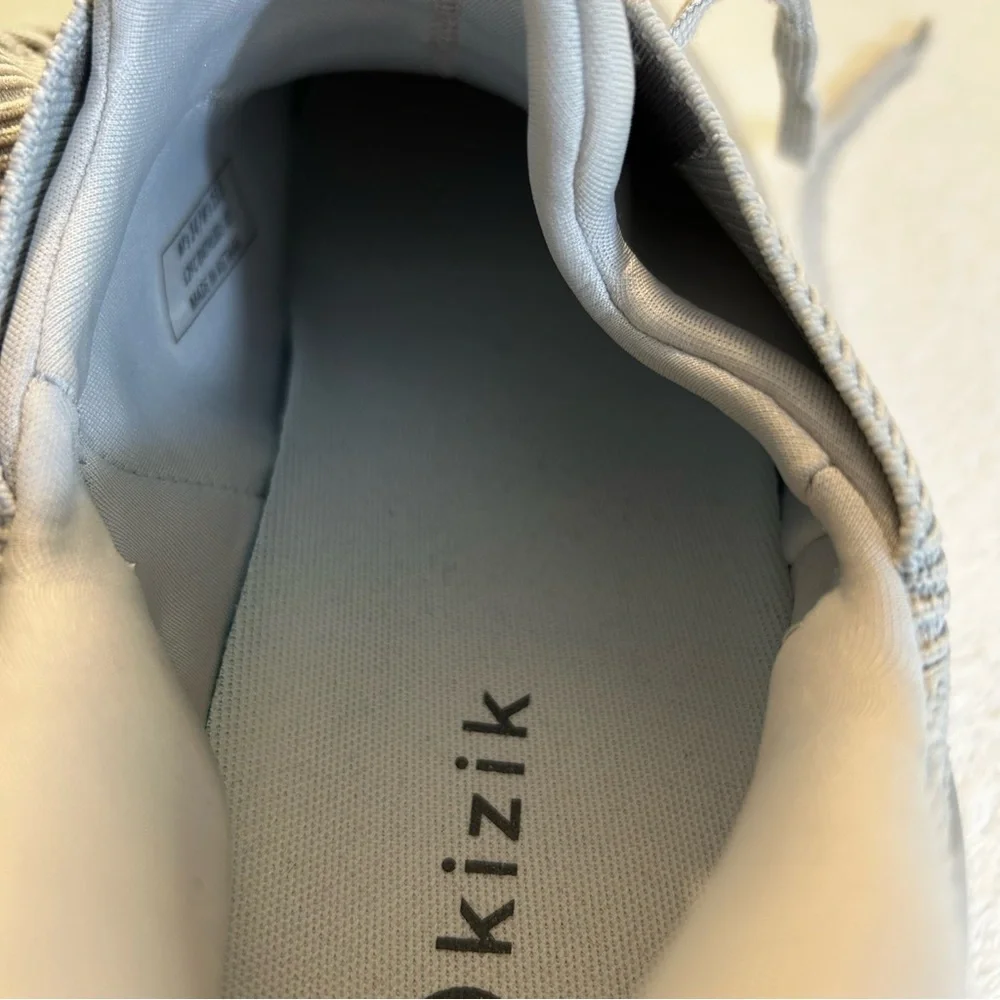 KIZIK, Size 14, ATHENA SLIP ON SNEAKERS, Slate Grey - Picture 7 of 13